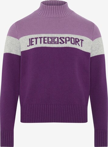 Jette Sport Sweater in Purple: front