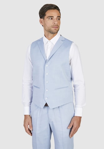 HECHTER PARIS Suit Vest in Blue: front