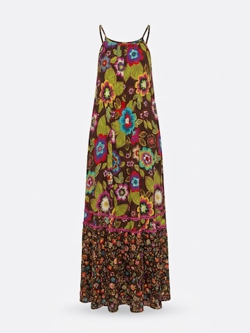 Robe 'Robe Longue Astor' Miss June en marron
