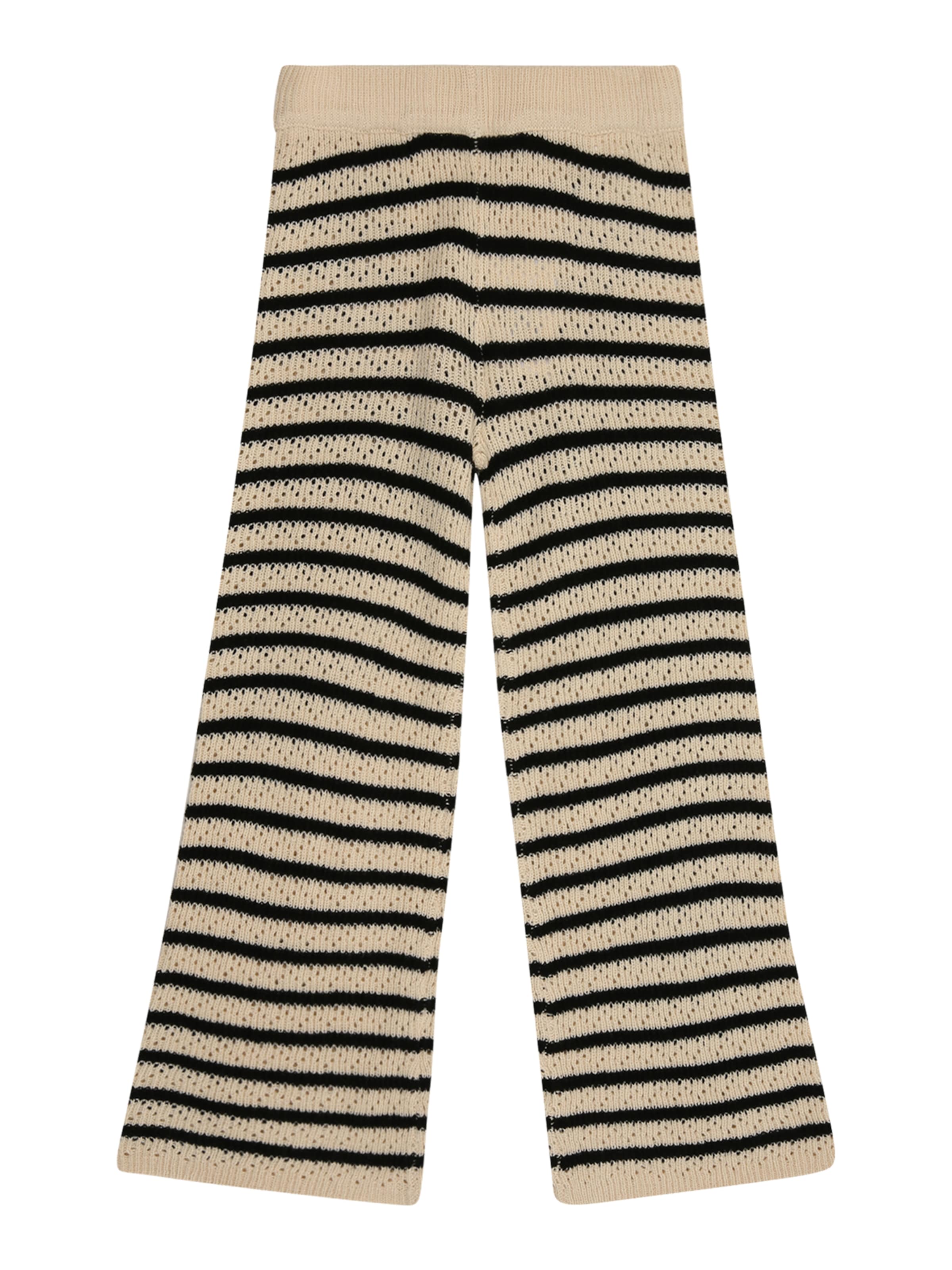 Wide leg Pantaloni 'Mathilda' de la ABOUT YOU pe bej: față