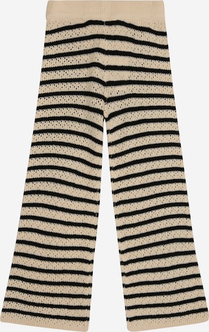 smėlio ABOUT YOU Plačios klešnės Kelnės 'Mathilda': priekis