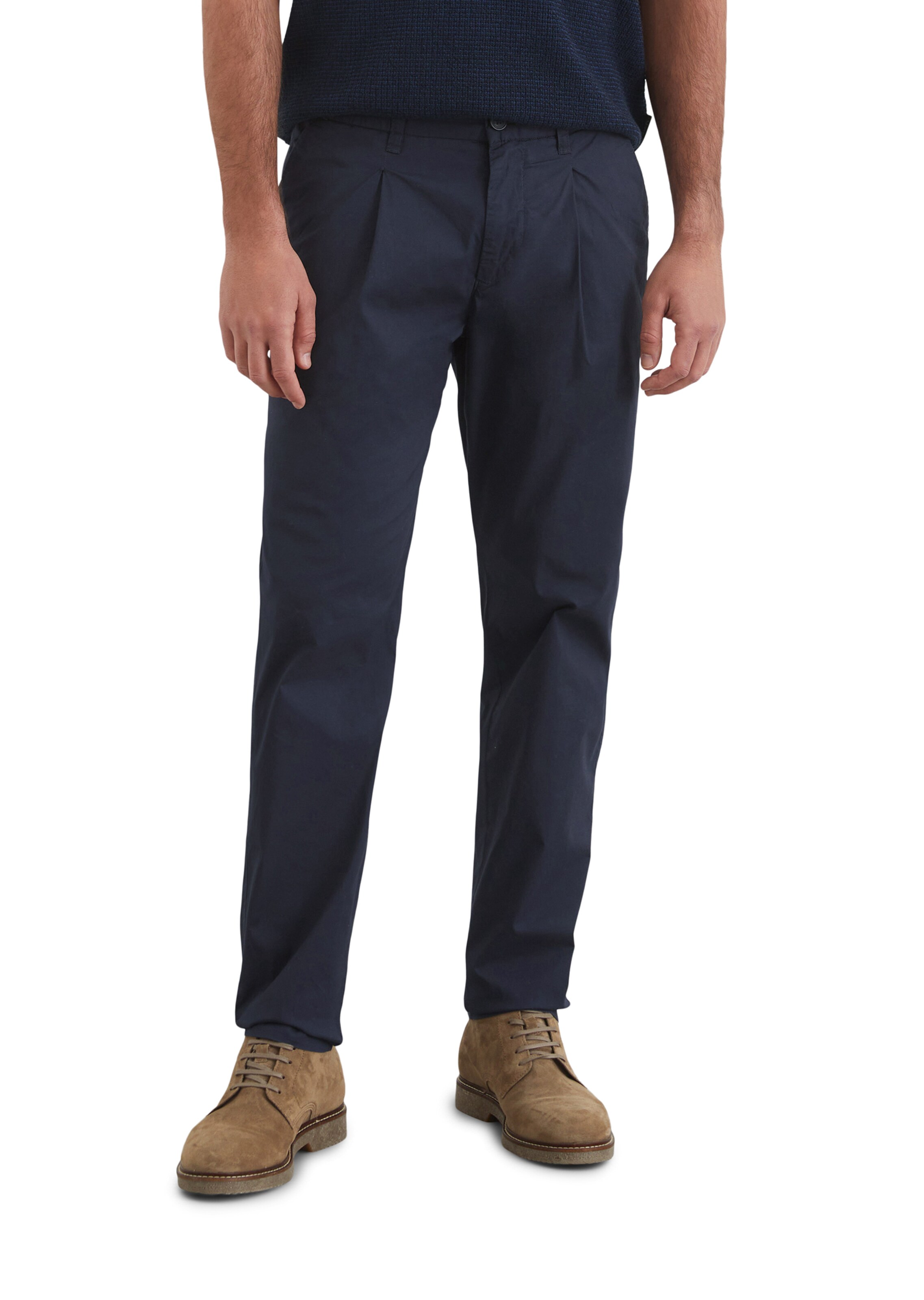 Marc O'Polo Regular Broek in Blauw: voorkant