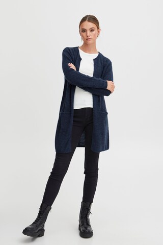 PULZ Jeans Knit Cardigan 'ASTRID' in Blue
