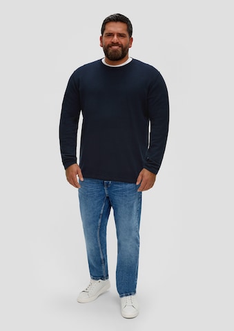 s.Oliver Men Big Sizes Pullover in Blau