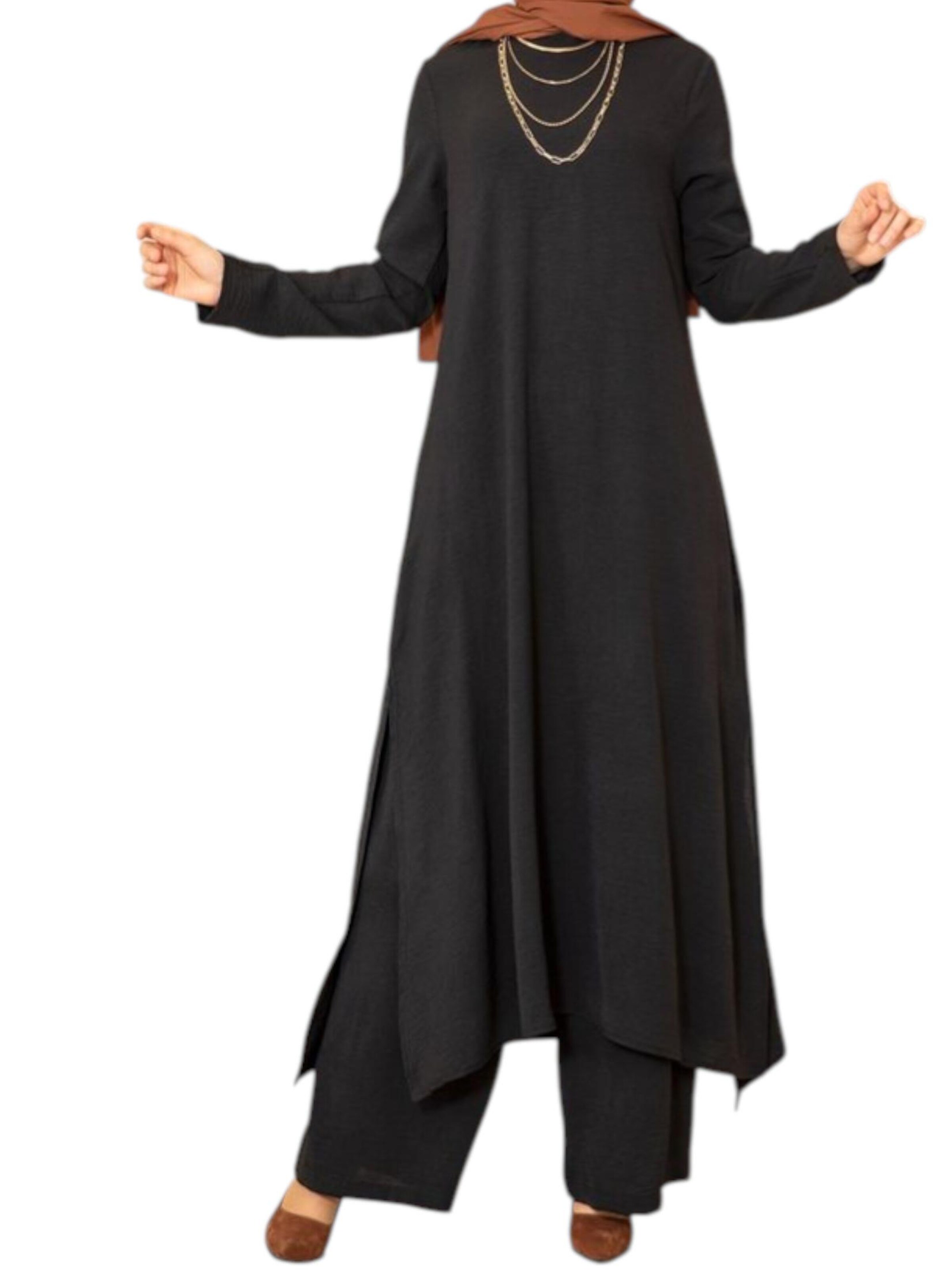 fashionshowcase Buksedragt 'Modest ECE-Set' i sort