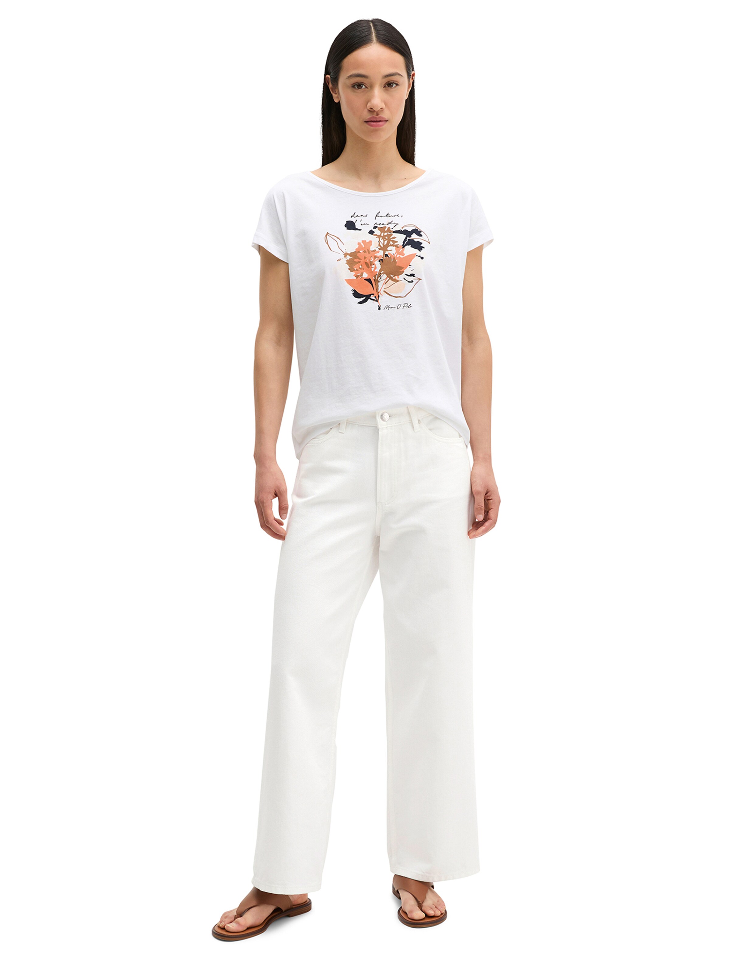 Marc O'Polo Тениска в бяло