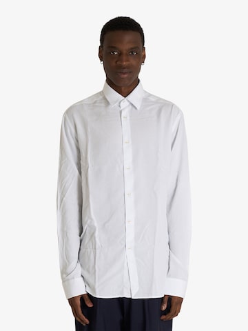 LOW BRAND Regular fit Overhemd in Wit: voorkant