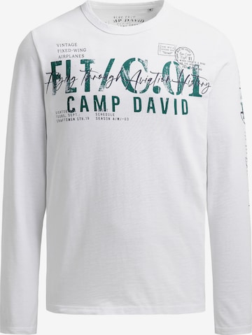 CAMP DAVID Paita värissä valkoinen: etupuoli