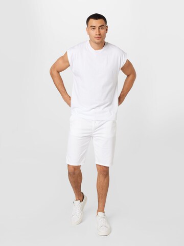 Goldgarn Normální Chino kalhoty – bílá