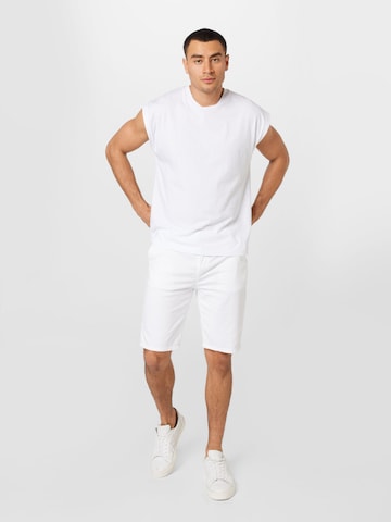 Regular Pantalon chino Goldgarn en blanc