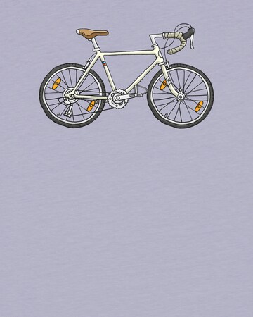 watabout.kids Shirt 'Doodle Bike' in Lila