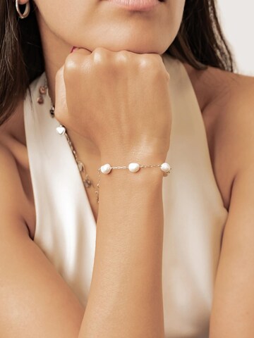 Bracelet 'Serene' Hey Happiness en argent : devant
