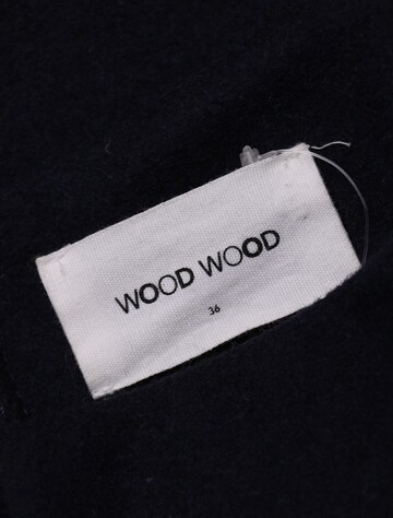 WOOD WOOD Kunstleder-Shorts S in Blau