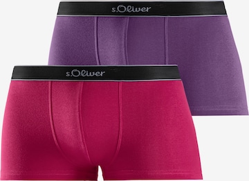s.Oliver Boxer shorts in Purple: front