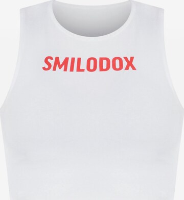Smilodox Top 'Fabia' in Wit: voorkant