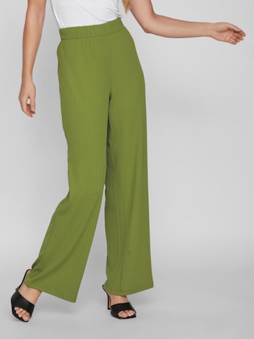 VILA Wide leg Broek 'Ofelia' in Groen: voorkant