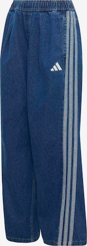 ADIDAS SPORTSWEAR - Perna larga Calças de desporto em azul: frente