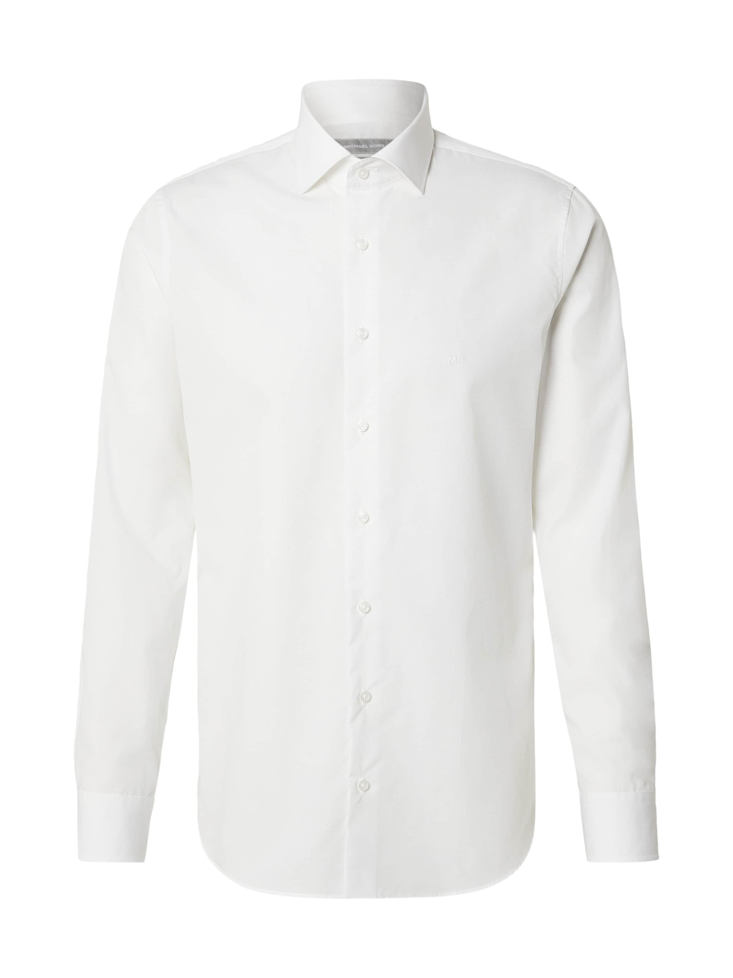 Michael Kors Regularny krój Koszula w kolorze biały: przód