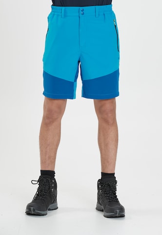 Whistler Regular Workout Pants 'Avian' in Blue: front