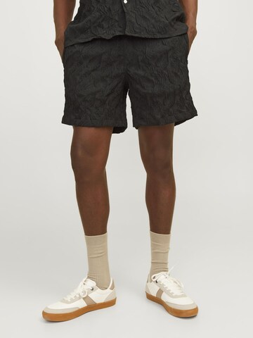 JACK & JONES - Loosefit Pantalón en negro: frente