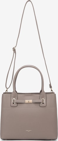 Borsa a mano di David Jones in beige: frontale