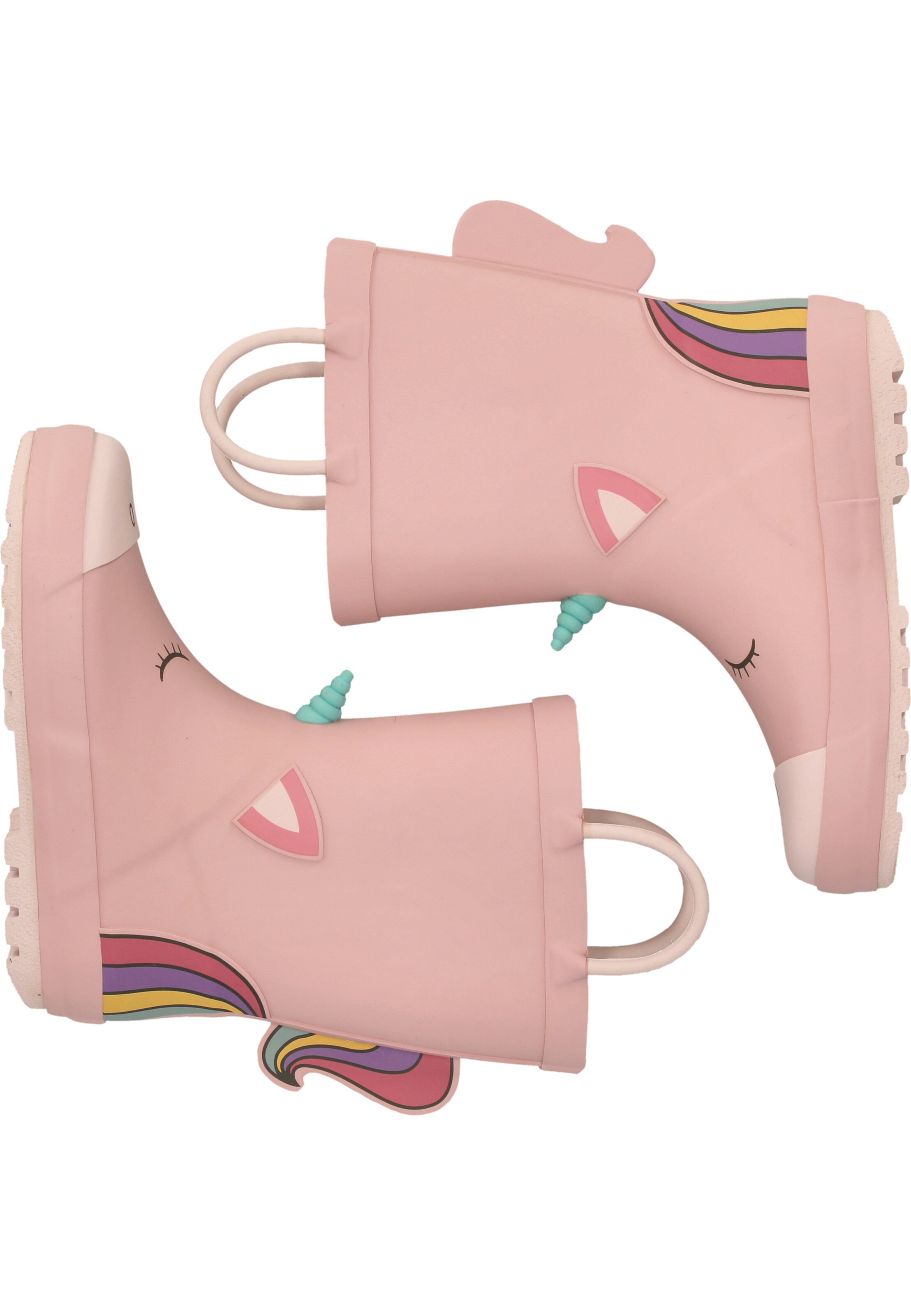 ZigZag Rubber Boots 'Rook' in Pink