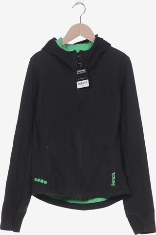 BENCH Sweatshirt & Zip-Up Hoodie in L in Black: front