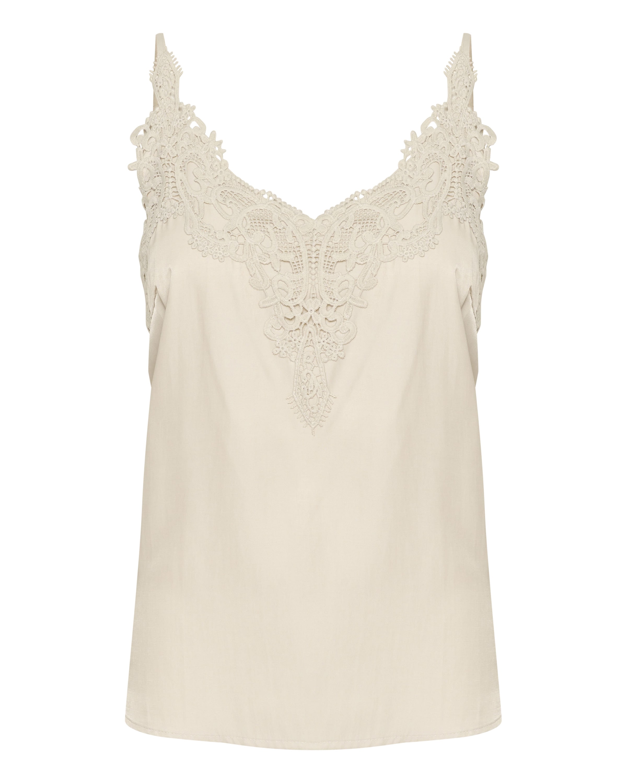 Haut 'Anna' Cream en beige : devant