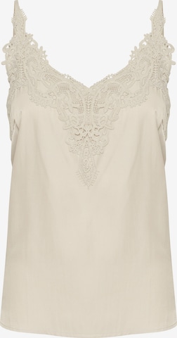 Haut 'Anna' Cream en beige : devant