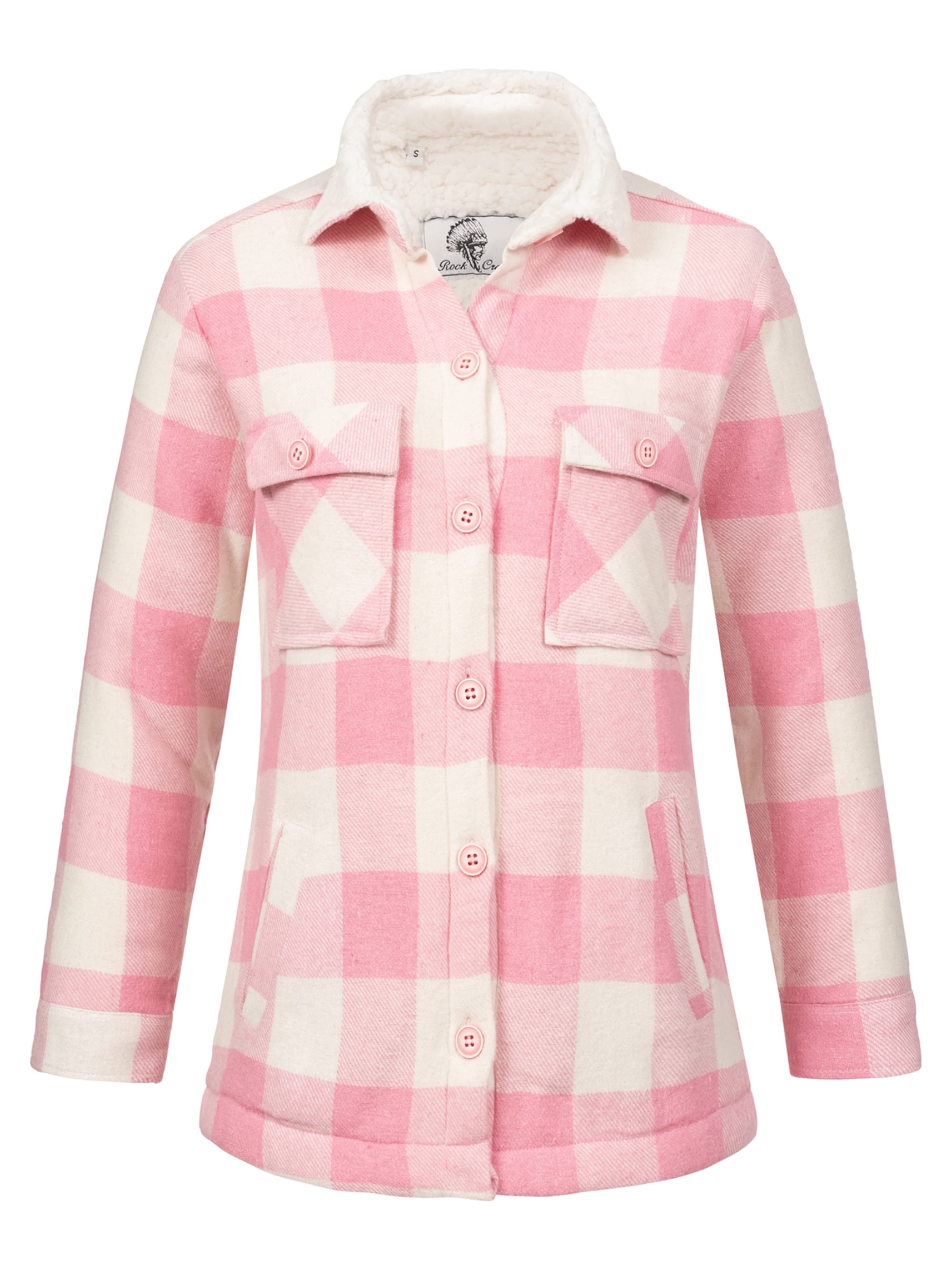 Monki Between Season Jacket in Brown Pink ABOUT YOU