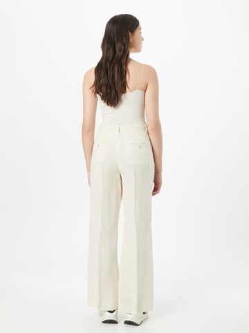Weekend Max Mara Loose fit Trousers with creases in Beige