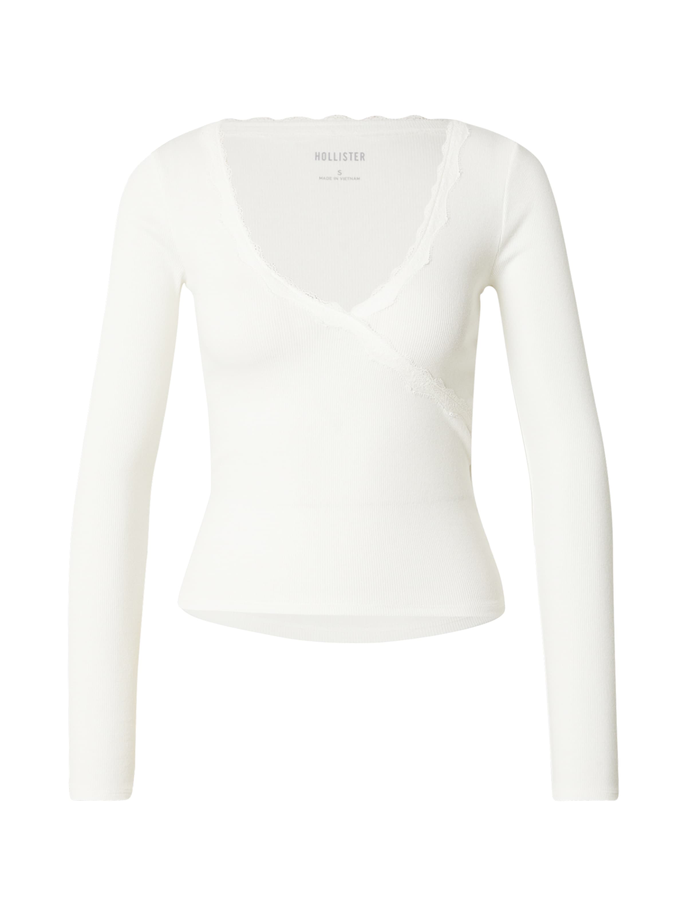 T-shirt HOLLISTER en blanc : devant