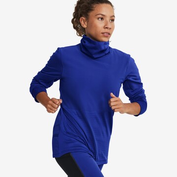 UNDER ARMOUR Functioneel shirt 'Qualifier Cold' in Blauw