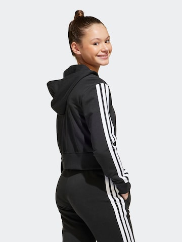 ADIDAS SPORTSWEAR - Sudadera con cremallera deportiva 'Essentials' en negro