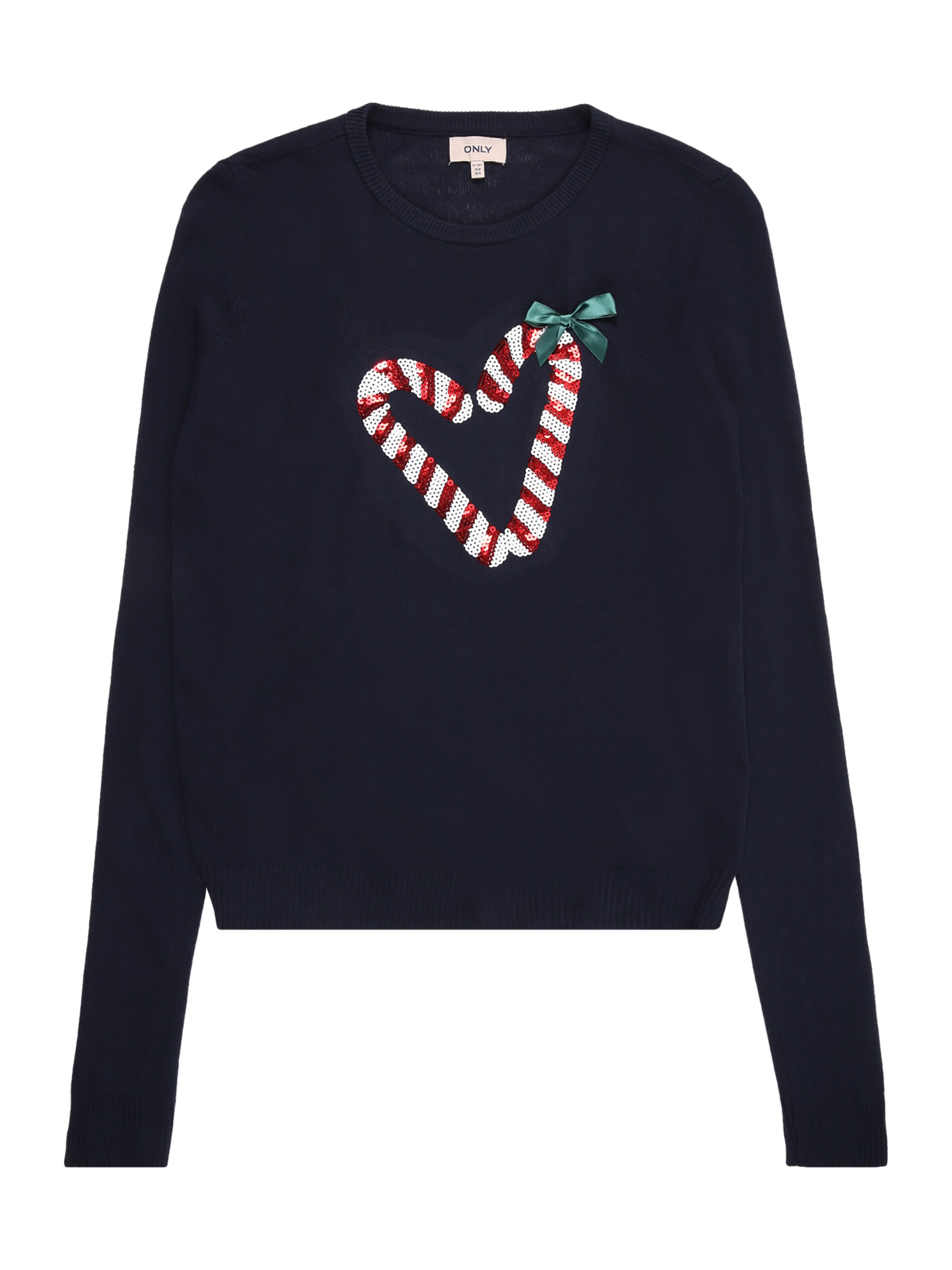 juoda ONLY GIRLS Megztinis 'KOGXmas': priekis