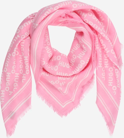 HUGO Foulard 'Alycia' en rose / blanc, Vue avec produit