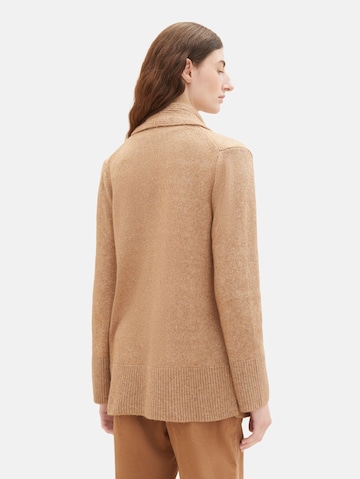 TOM TAILOR Knit Cardigan in Beige