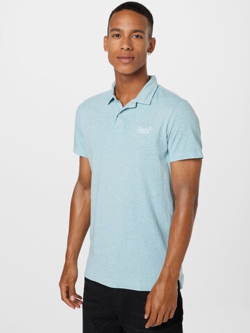 Superdry Shirt 'Beach' in Blauw: voorkant