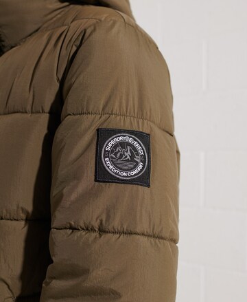 Superdry Winterjas 'Expedition Cocoon' in Groen