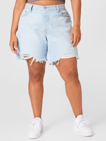 Levi's® Plus Regular Jeans '501® 90s Shorts' in Blue: front