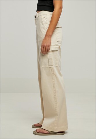 Urban Classics Wide leg Cargobroek in Beige