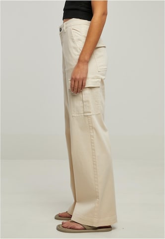Wide leg Pantaloni cargo di Urban Classics in beige