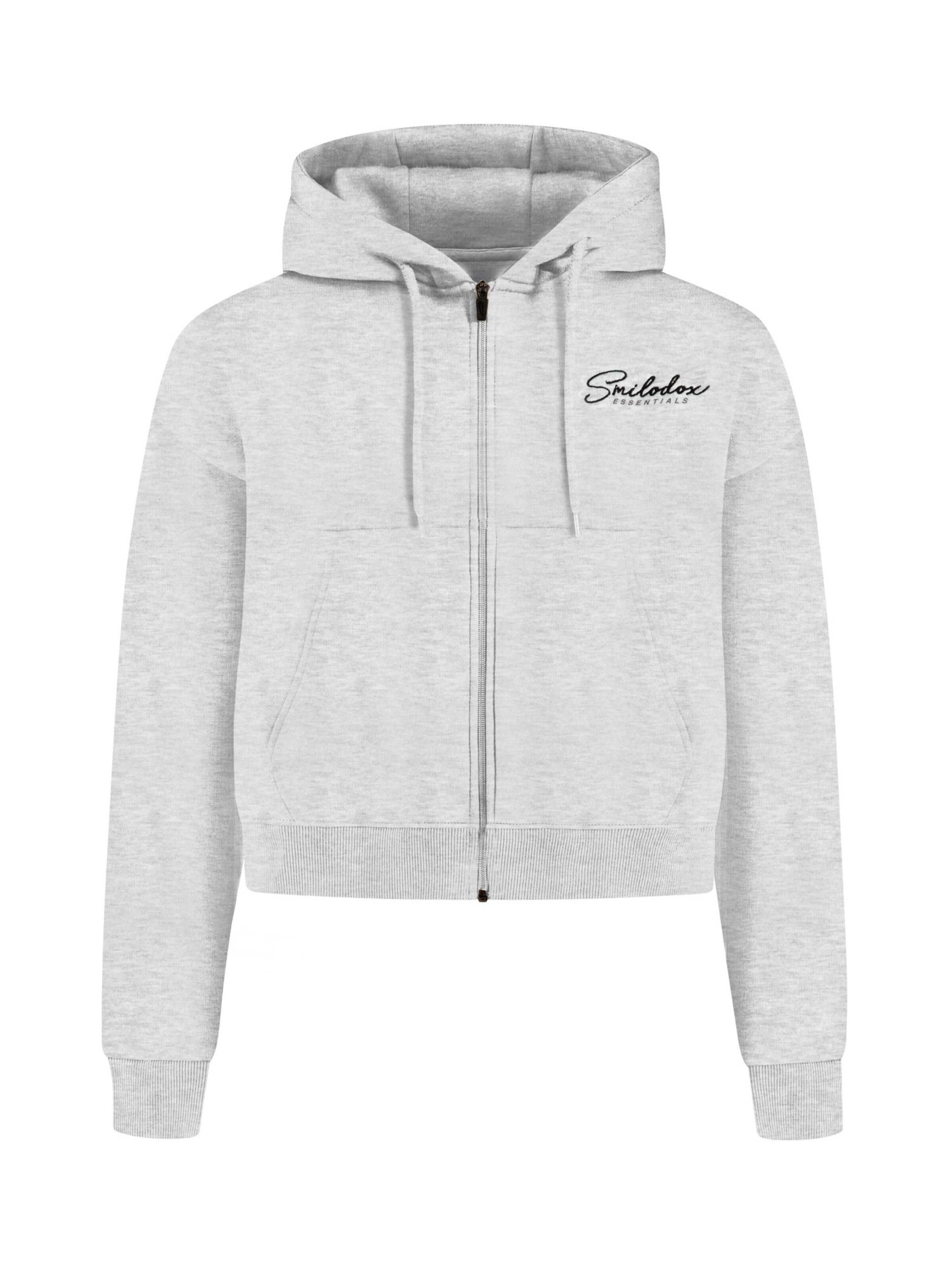 Sweat-shirt 'Enara' Smilodox en gris : devant