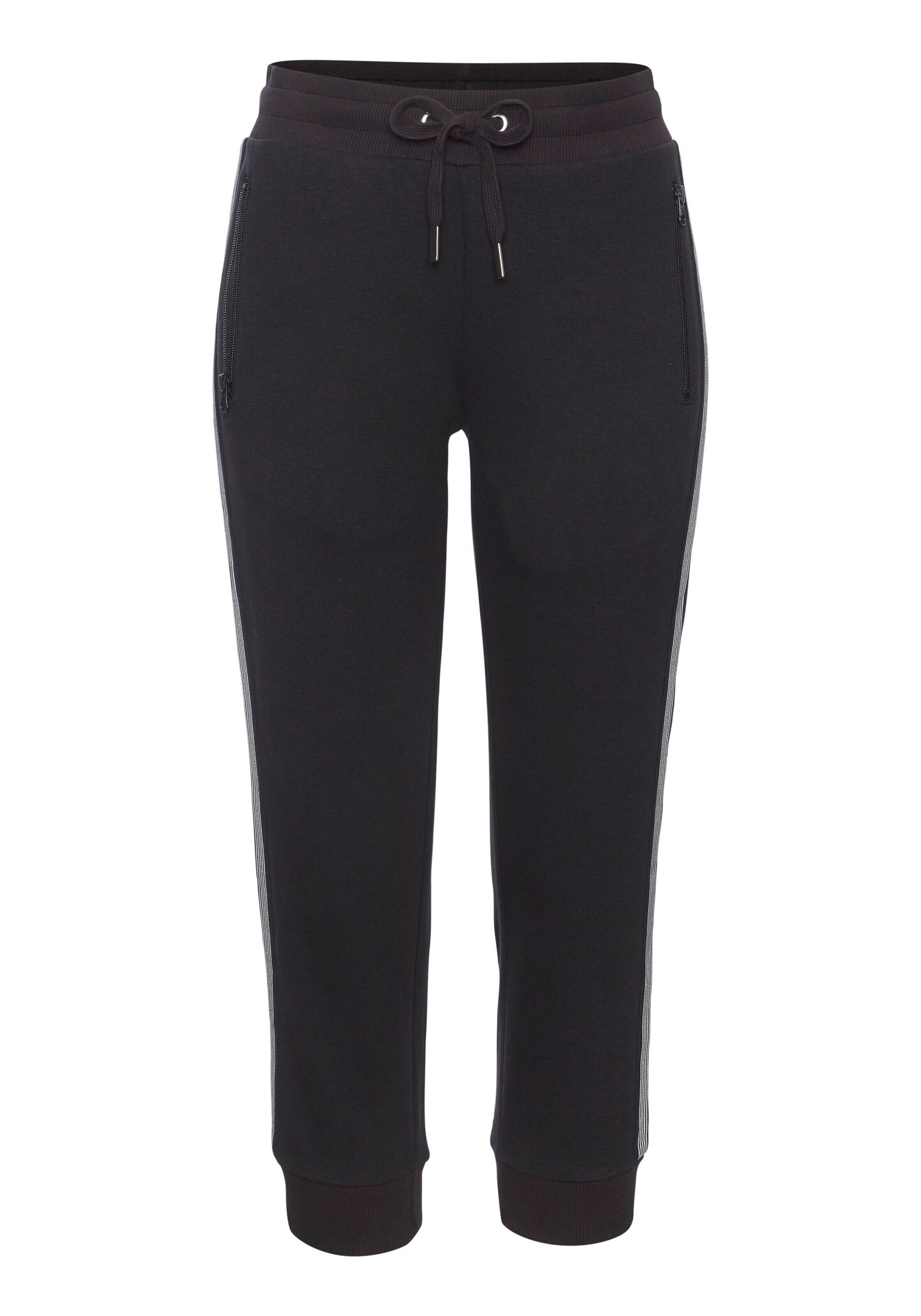 H.I.S Slimfit Hose in Schwarz: Vorderseite