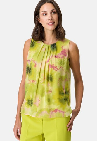 Camicia da donna di zero in verde: frontale