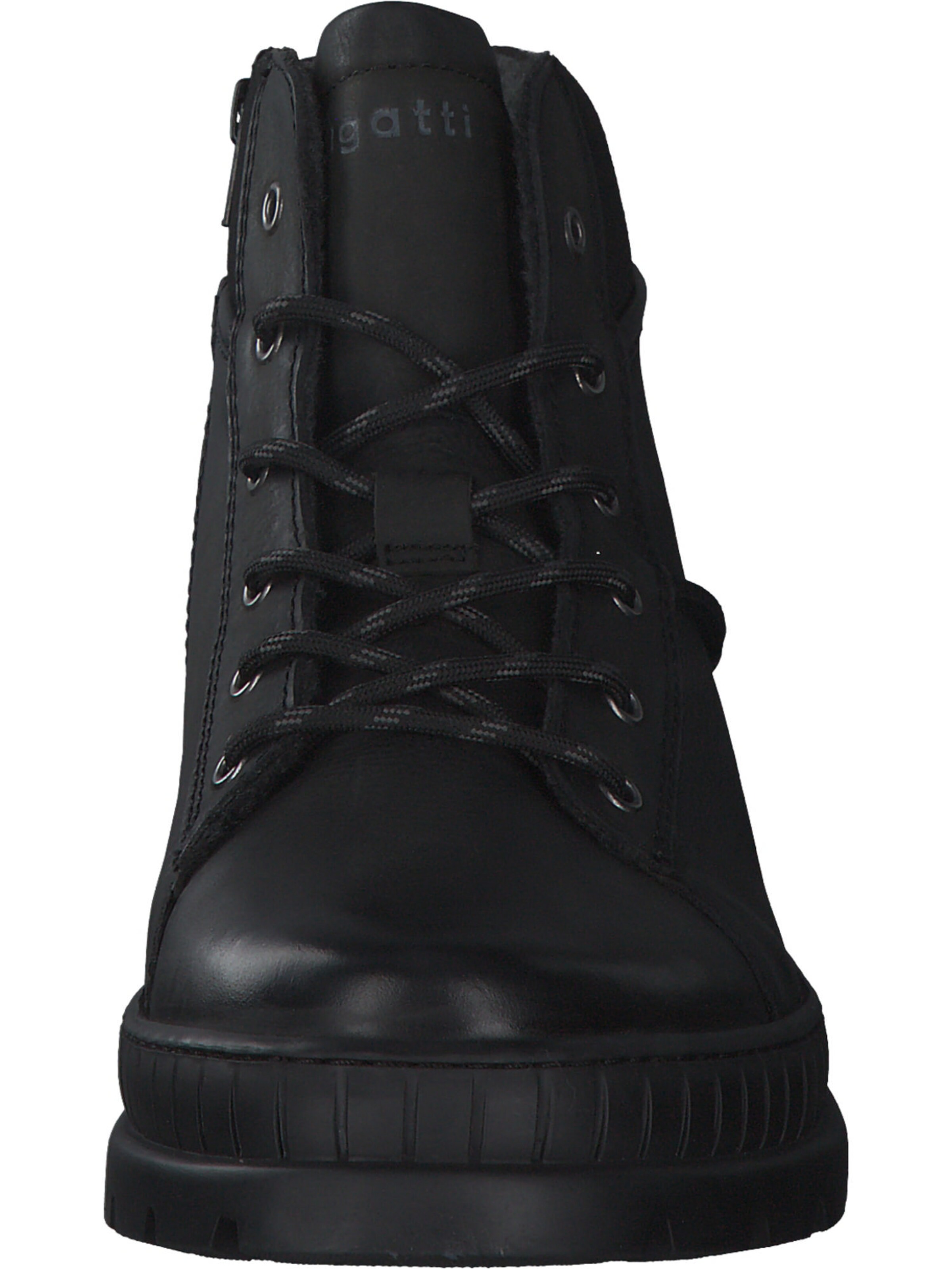 bugatti Schnürboots in Schwarz