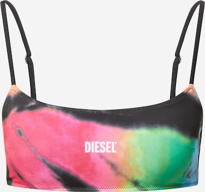 DIESEL Bikinitoppi 'HELLEN' värissä sininen / vihreä / vaaleanpunainen / musta, Tuotenäkymä