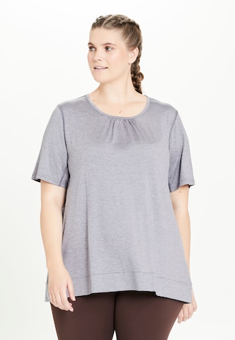 Q by Endurance Performance Shirt 'BREE' in Grey: front