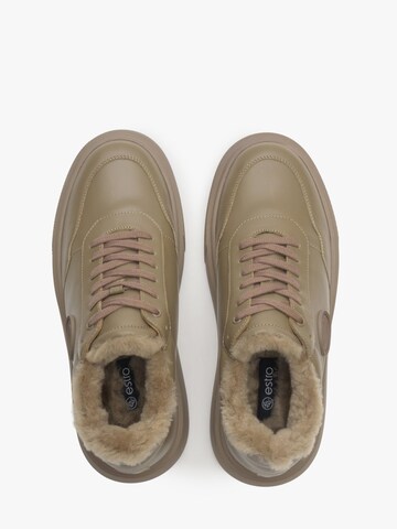 Estro Platform trainers '2202' in Beige