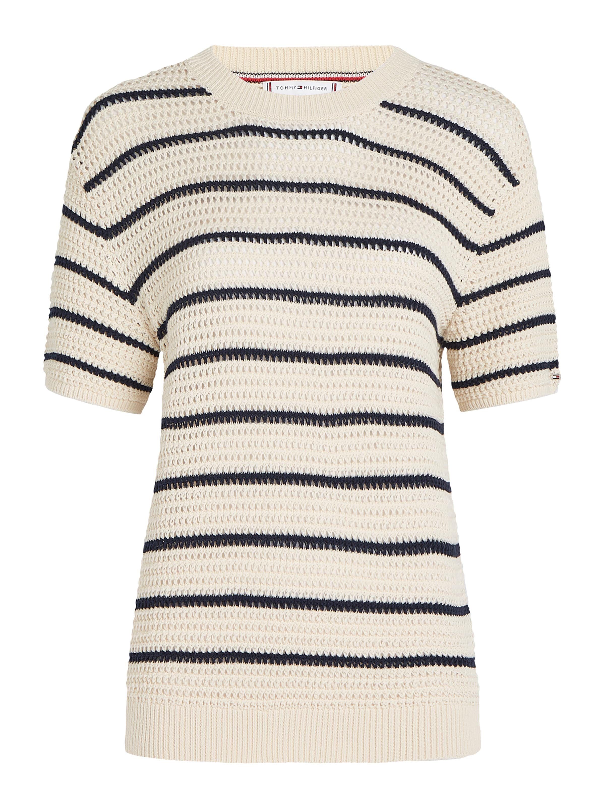 Pull-over TOMMY HILFIGER en blanc : devant